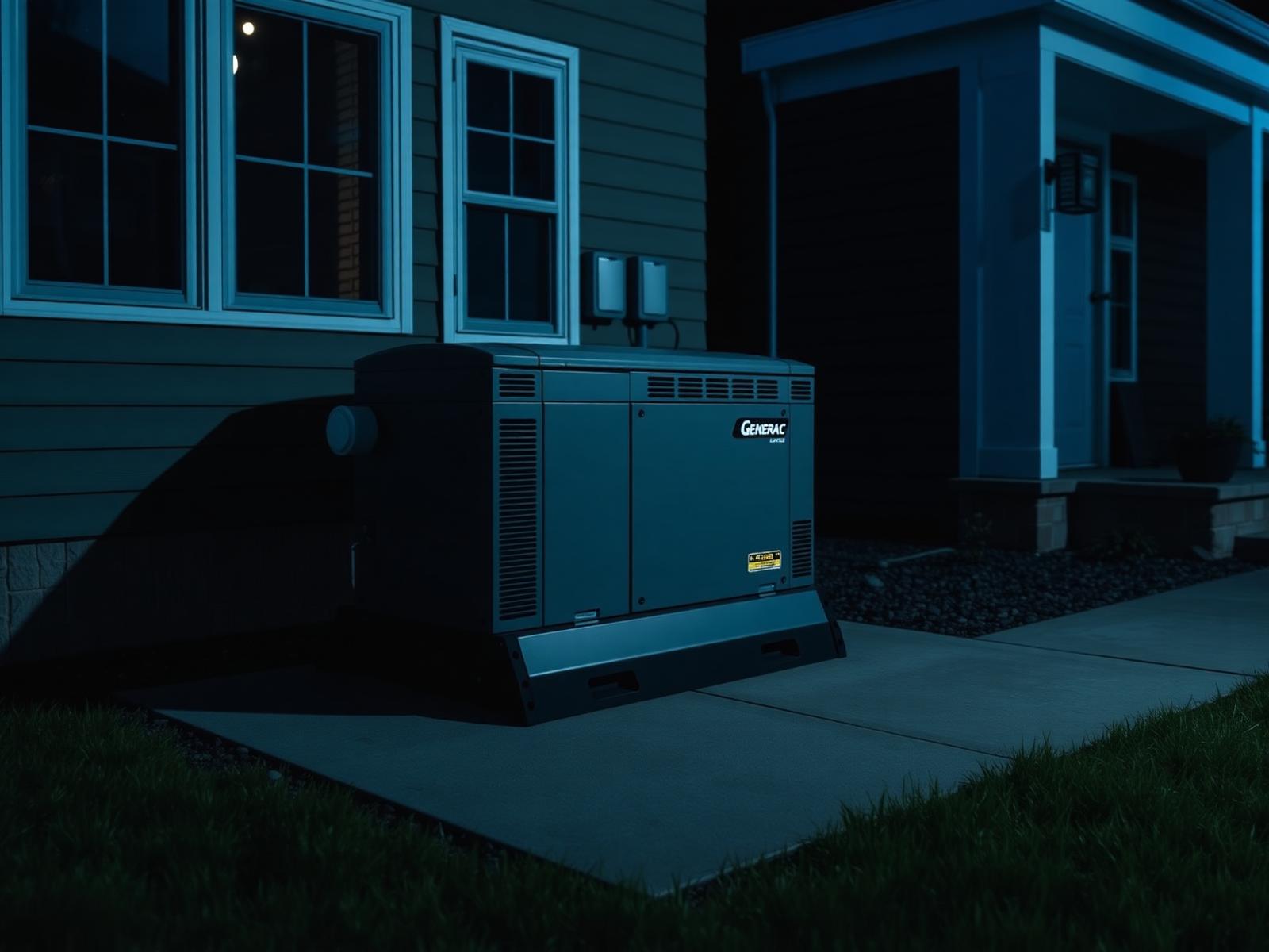 Generac 22kW whole-home generator — Brookings — Natural gas, 200A ATS