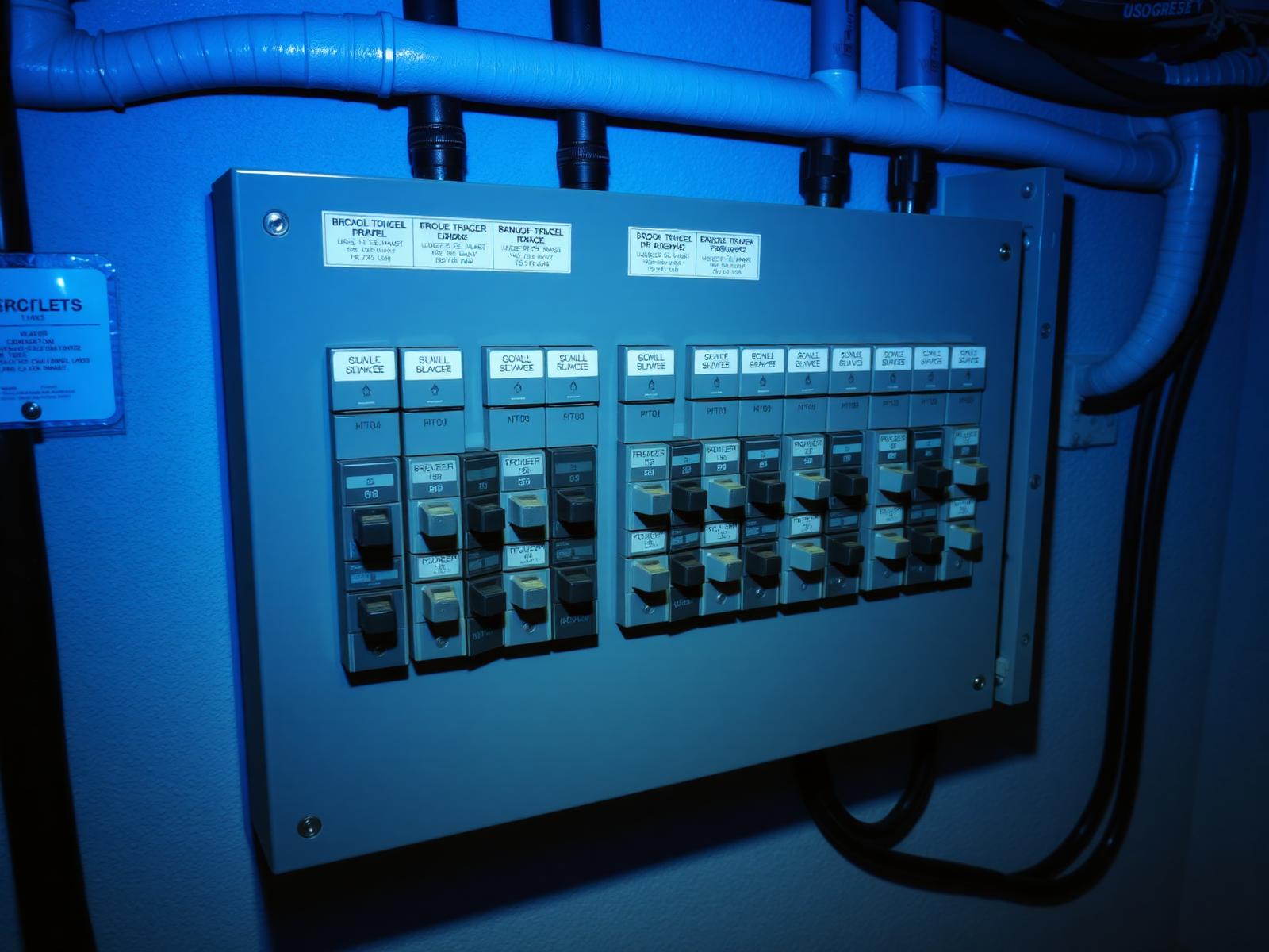 Clean panel install with labeled circuits and torqued breakers